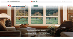 Desktop Screenshot of cornerstone-exteriors.com
