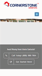 Mobile Screenshot of cornerstone-exteriors.com